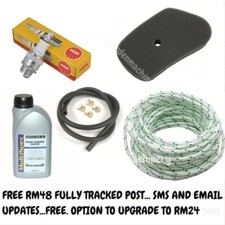 HONDA GV100 HR173 HRB423 HRB535 SERVICE KIT SAE30 OIL NGK FUEL PIPE AIR FILTER