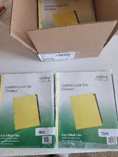 2pk Avery Printed Tab Index Divider , 26-Tab, A-Z, Black, 26 Dividers (AVE11483)