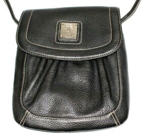 Tignanello Women&#39;s Black Leather Small Crossbody Mini Purse with Pockets | eBay