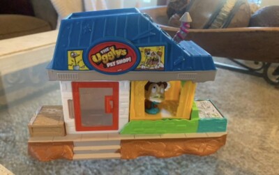 Collectible The Ugglys Pet Shop Series 1 Playset Works Moose Monkey Sounds
