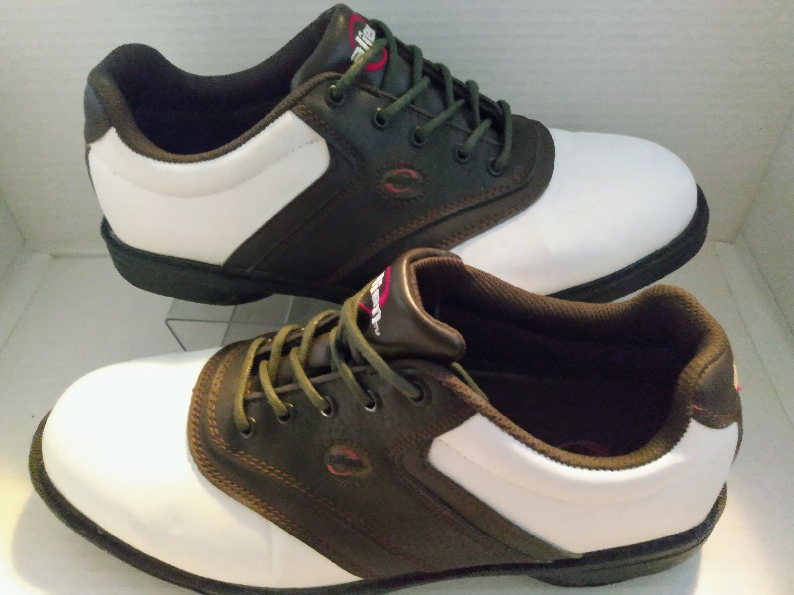 Alien Golf Shoes Men's Size 11 Gravity White Brown Leather Super Clean ...