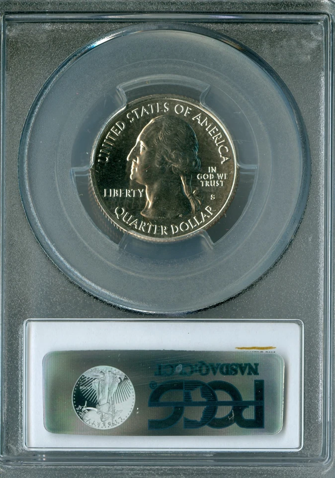 2014 S SHENANDOAH QUARTER PCGS MS67 MAC PL FINEST GRADE RARE .  - Image 4 of 4