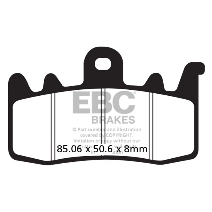 FITS BMW R1200GS/R1200RT/R1200R/R1200RS 2014-2018 EBC FRONT Brake Pads FA630HH - Image 3 of 4