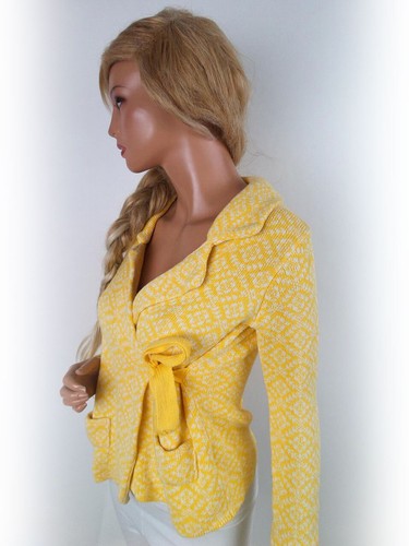 Playback T. XS Giallo Blazer legato Cotone 100% Manica lunga - Foto 2 di 5