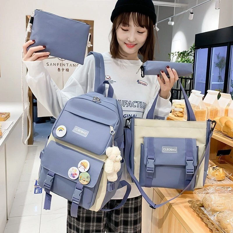 Canvas college backpack cheap