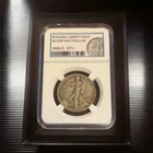 1946-D / WALKING LIBERTY HALF DOLLAR [DB-6628-001] (VINTAGE) KEEPSAKE SLAB / VF+