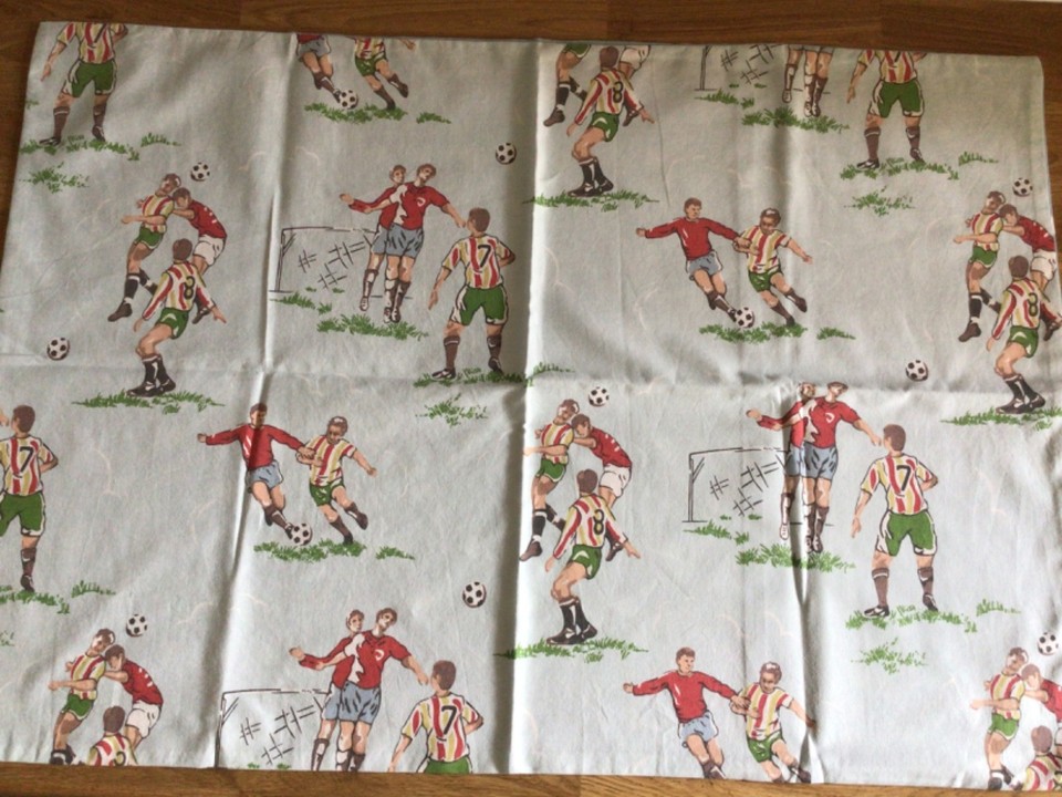 Spot Game Computer USED 2 Pillowcases Made W/ Cath Kidston Footie & Spot Blue Fabric ...