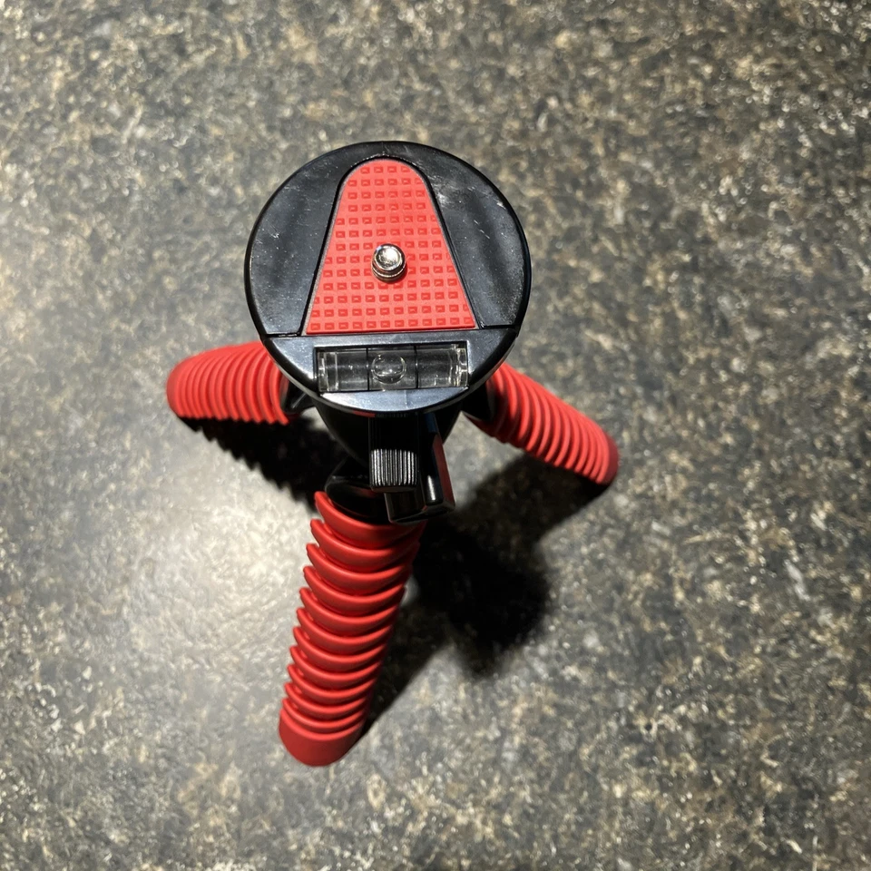 AUTHENTIC VIVITAR 12" Compact Rubberized Spider Tripod HF-SP12-RED - Image 2 of 3