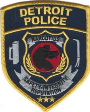 MICHIGAN - Detroit Police Department Narcotics Unit patch