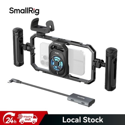 SmallRig Dual Handle Phone Cage Kit for iPhone 17/16/15/14 series for Android
