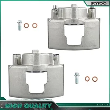 Pair Front Brake Calipers For 1990-2000 GMC C3500 96-01 CHEVROLET EXPRESS 3500