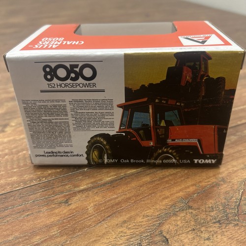 1/64 Allis Chalmers 8050 Tractor Cab Diecast Model ERTL 16473 New in Box - Bild 3 von 6