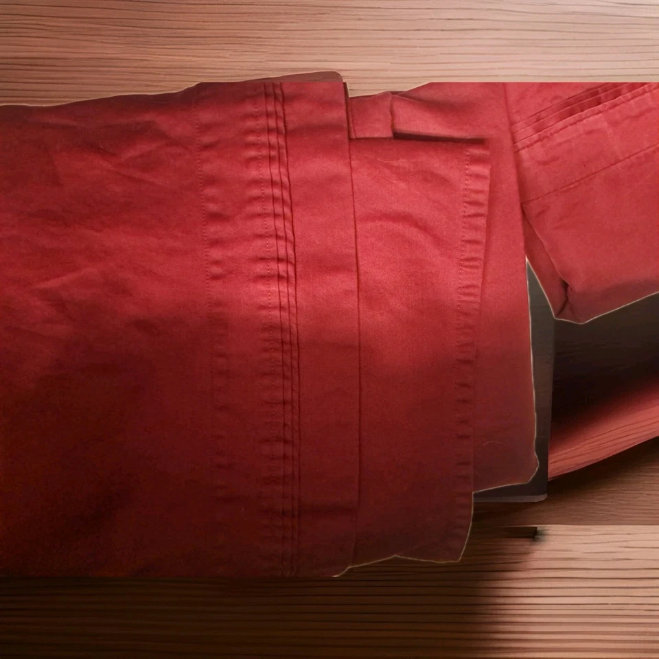 SUPERIOR KING Sheets 100%Egyptian Cotton Sateen TC 800 Sheet SET OF 4 Heavy EUC  - Image 4 of 4