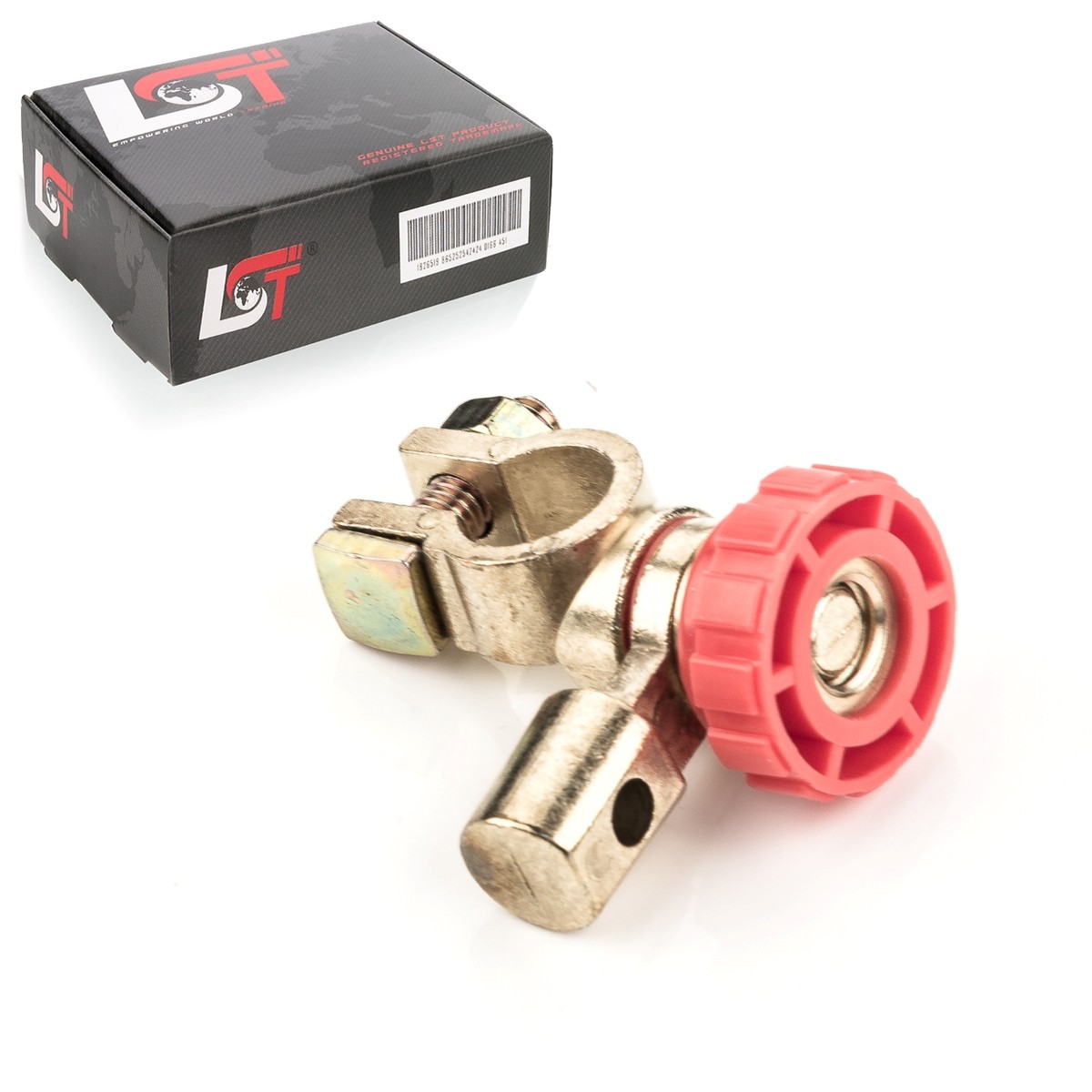 Battery Disconnect Isolator with Round Knob Red for PORSCHE