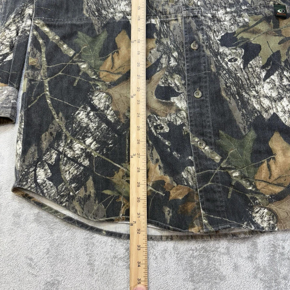 Mossy Oak Camo Break-Up Shirt Mens XL Long Sleeve Scent Stop Pro L/S Pocket Hunt - Image 4 of 4