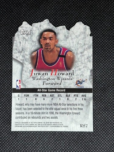 Topps Juwan Howard Rock Stars 1997-98 #RS7 - Imagen 2 de 2