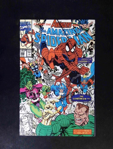 Amazing Spider-Man #348  MARVEL Comics 1991 VF+