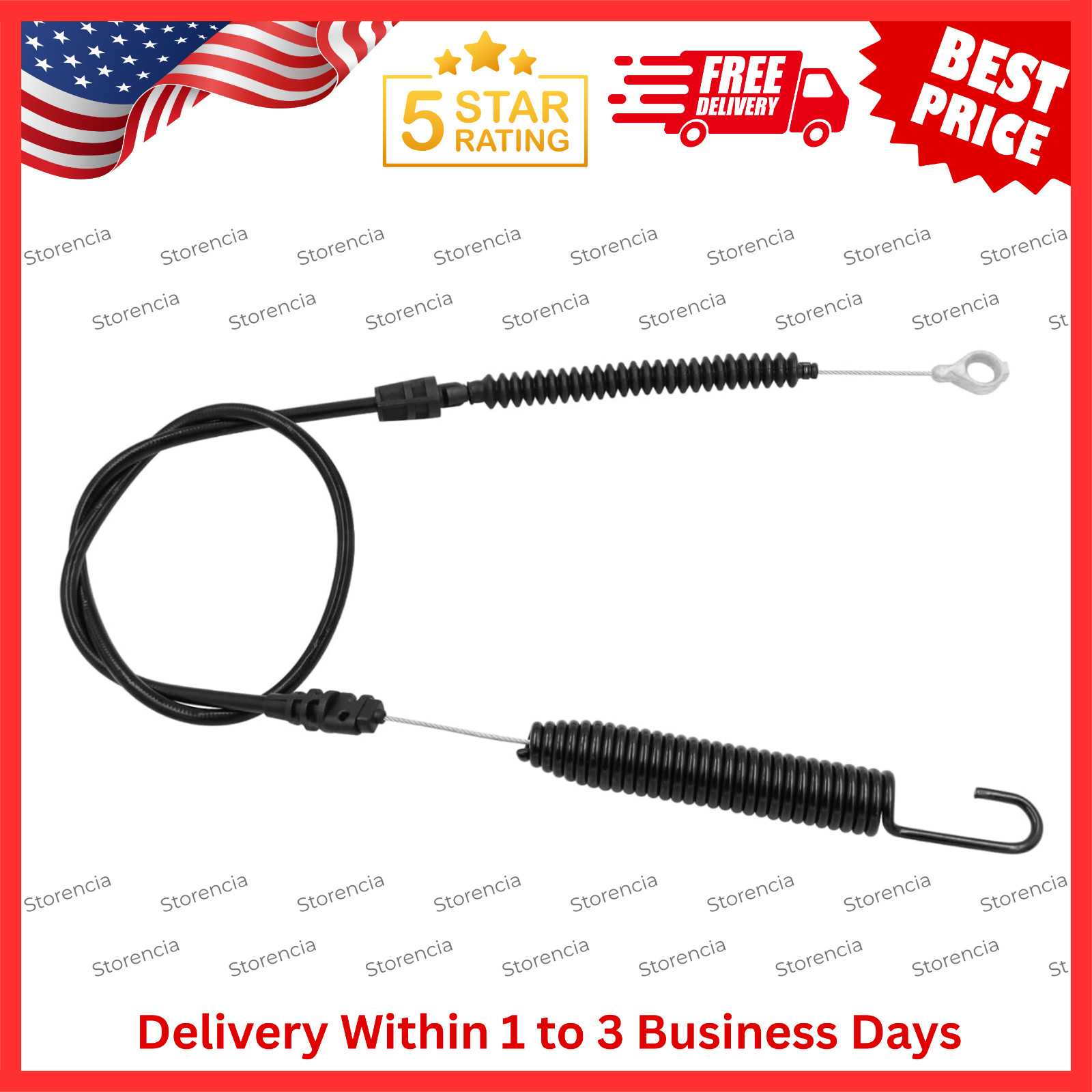 Craftsman T110 Mower Blade Engagement Cable for MTD Troy Bilt Murray 946-05124A