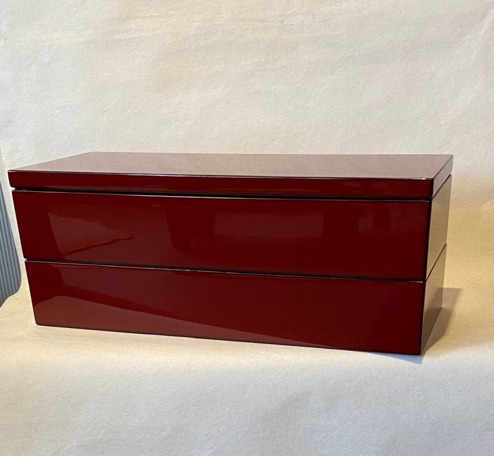 Jubako Bento Box Japanese Echizen lacquer ■ hors d'oeuvre heavy cherry blossom v