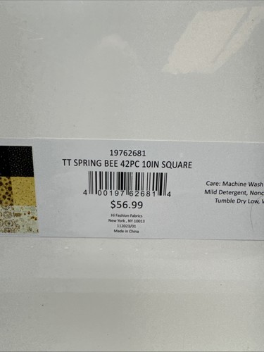 NEW Hi-Fashion Spring Floral Precut Fabric 42 Squares 10"x10" 100%Cotton - Bild 3 von 4