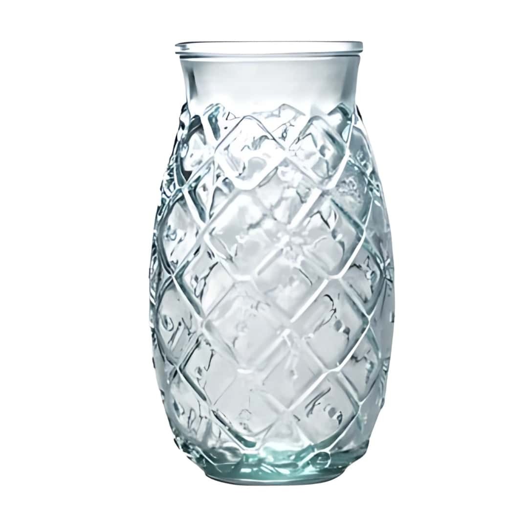 Cocktail Glass Pineapple 70 Cl In Glass - San Miguel - Tiki Model