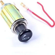 12V Car Cigarette Lighter Replacement Plug & Socket Assembly Set