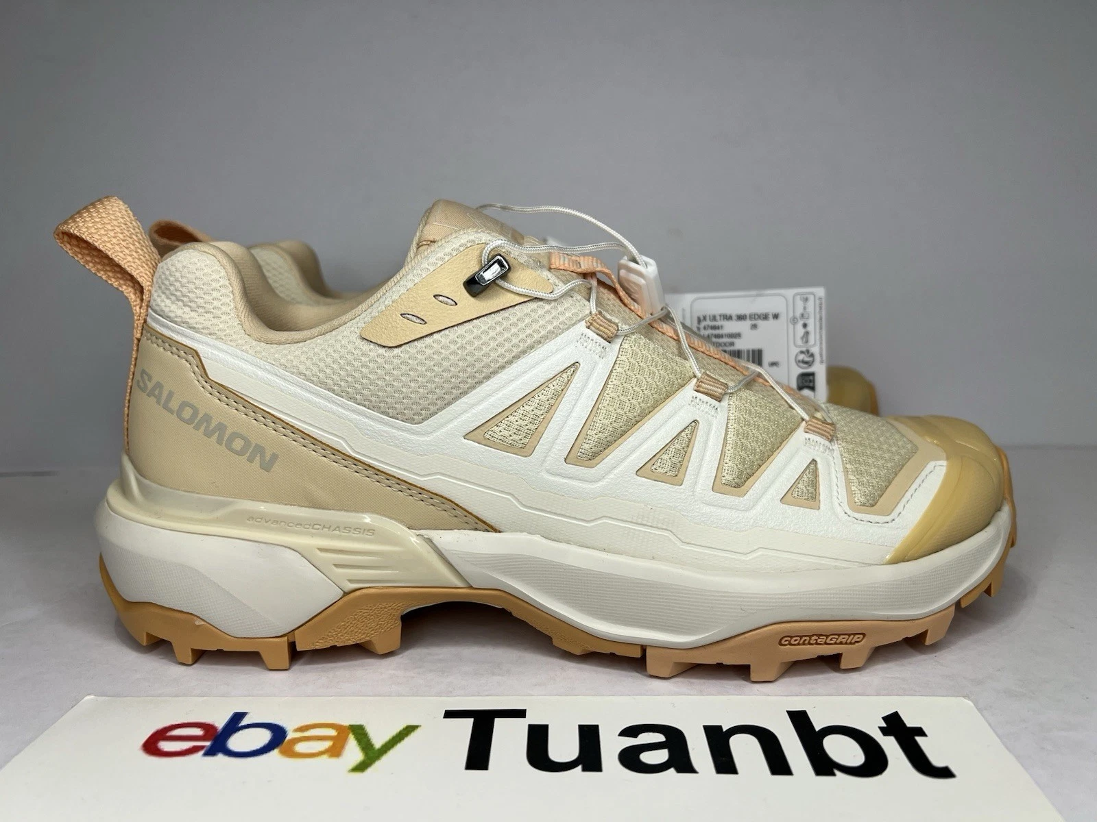 BRAND NEW Salomon X Ultra 360 Edge Women's Hiking Trail Wheat/Shortbread 474641
Opens in a new windo