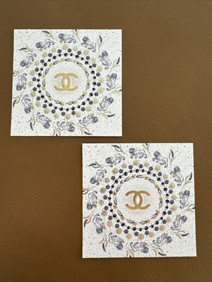 2 x Chanel Parfum Löscher/Werbekarten Neu Erschienen Weihnachten 2025 Versandkostenfrei