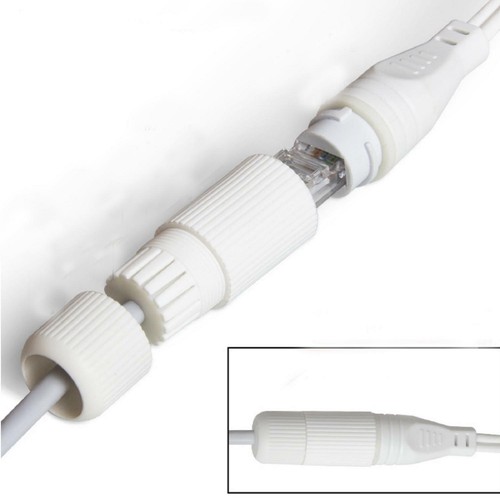 1 to 2 Adapter Network Splitter Poe Switch Connector RJ45 Waterproof Separator - Afbeelding 9 van 9