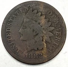 1882 Indian Head Cent Penny ~ Good Condition ~ 1c US Coin - 1523