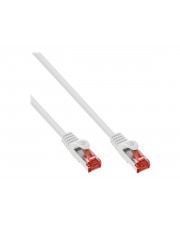 InLine 100er Bulk-Pack Patchkabel S/FTP PiMf Cat.6 250 MHz PVC Kupfer weiß