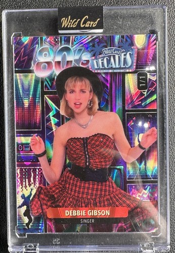 Debbie Gibson 2024 Wild Card Decades 80's 1/1 Singer Songwriter