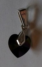 4 Sterling Silver Jewellery Heart Pendants, No Chains