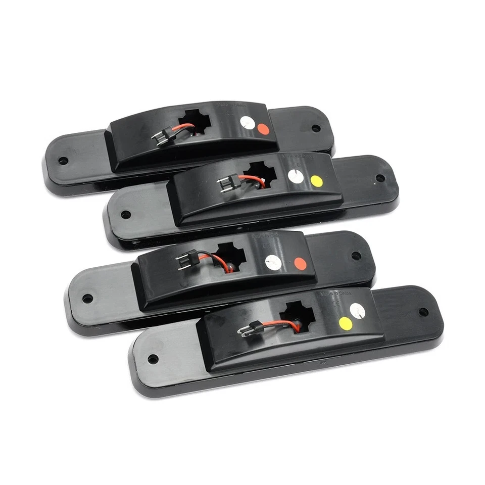 4x Smoked LED Side Marker IP67 For Chevy/GMC C10/C30/R3500 73-91 OE 6270433 - Image 4 of 4