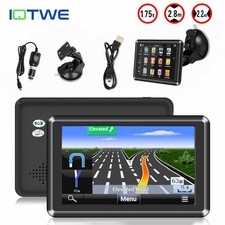 IOTWE 5" HGV LGV Lorry Sat Nav GPS Navigtaion Free UK & EU Lifetime Maps Updates