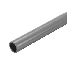 2Stk graues starres PVC-Rohr,17,6mm ID,22mm AD,12",hohe Schlagfestigkeit,grau