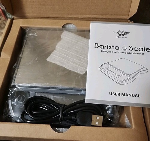 My Weigh Barista USB Rechargeable Water Resistant Kitchen Coffee Scale 7 Brew - Picture 10 of 10