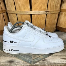 Nike Air Force 1 '07 LV8 Double Air Pack White Leather CJ1379-100 Sneakers Men 7