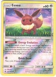 Eevee 101/149 Sun & Moon Base Set Reverse Holo Common Pokémon TCG