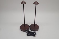 Led Table Desk Lamp 2 Pack, 7000mAh Battery Dimmable Brightness Memory Table LED