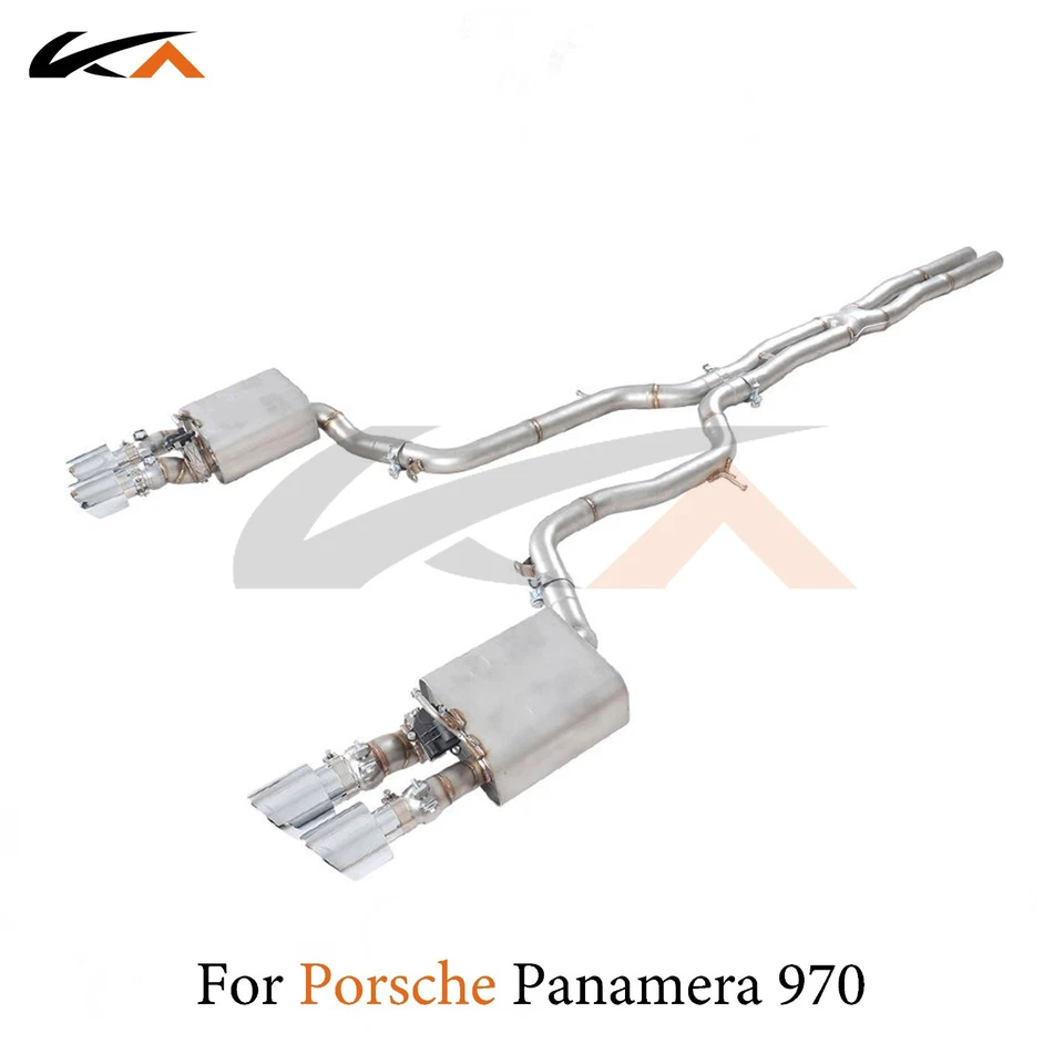 KA Exhaust Catback 适用于保时捷 Panamera 970 钢制后部 — 第 3/4 张图片