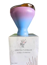 Chic & Tonic Martini Tumbler Ombre Blue and Purple