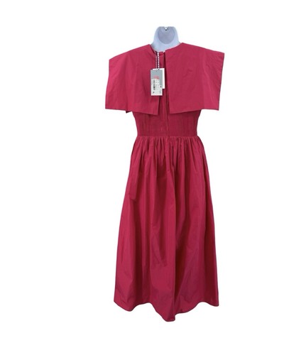 Antonio Melani Jennifer Sumko rosa Rachel Taft Capelet Midikleid Damen Gr. 2 - Bild 7 von 9