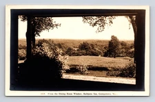 RPPC View from Baldpate Inn Dining Room Georgetown MA Postcard