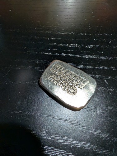 1 oz Kraken Ship Antiqued Hand Poured High Relief Mutiny Metals Fine Silver .999 - Picture 6 of 6