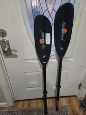 230 cm Carbon Shaft Kayak Paddle Posi-Lok Aqua-Bound Black 