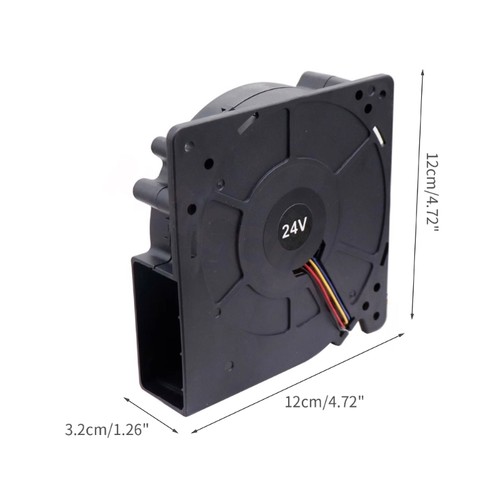 DualBall DC24V Blower Fan for Bambu Lab P1P Printer Cooling Big Airflow 4000RPM - Afbeelding 8 van 8