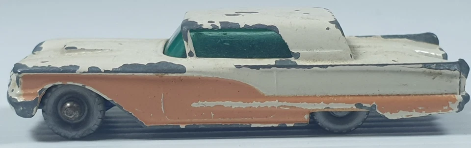 Vintage Matchbox , Lesney 1957 Ford Thunderbird , blue base , base azul - Imagen 2 de 4