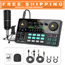 MAONO Podcast Equipment Bundle Audio mixer All-in-One Podcast Production Studio