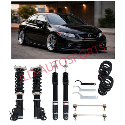 BC Racing BR (Extreme Low) Coilover Springs Set For 2012-2015 Honda Civic 2/4DR